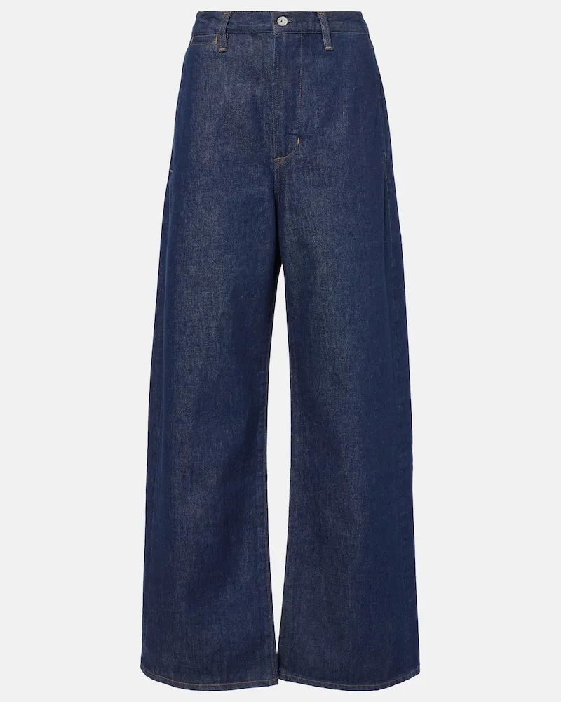Citizens of humanity Jeans a gamba larga Ayla a vita alta Blu