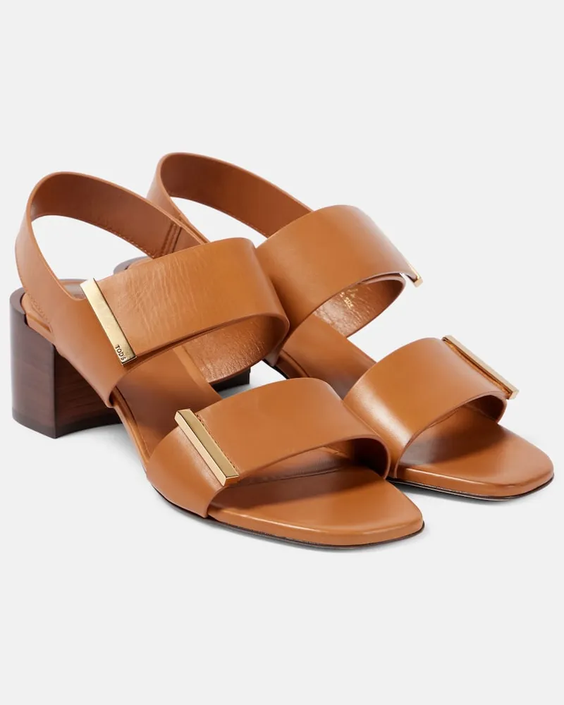 TOD'S Sandali 55 in pelle Marrone