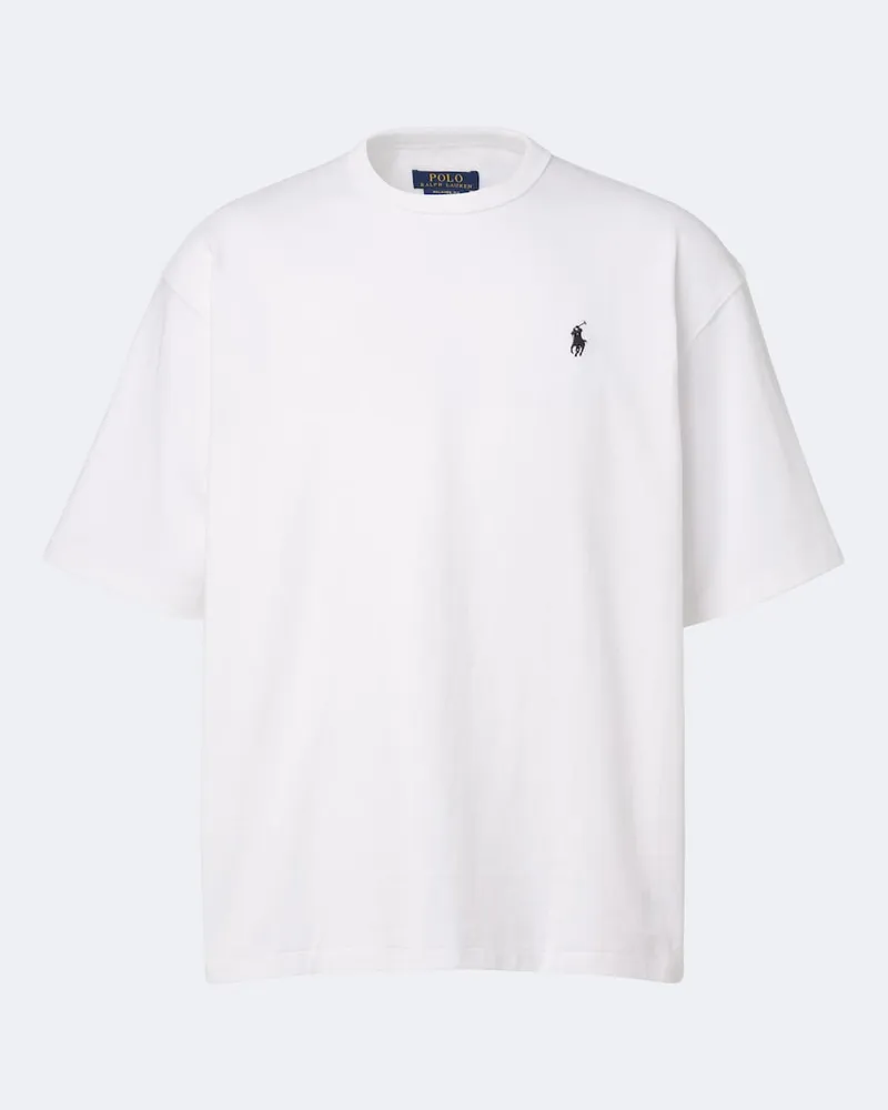 Ralph Lauren T-shirt in jersey di cotone Bianco