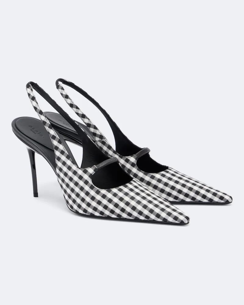 Alaïa Alaïa Pumps slingback Drop a quadri Nero