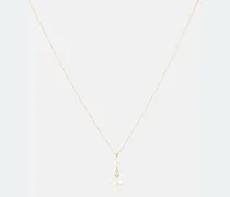 Collana Rêve Simple in oro 14kt con diamanti e perle