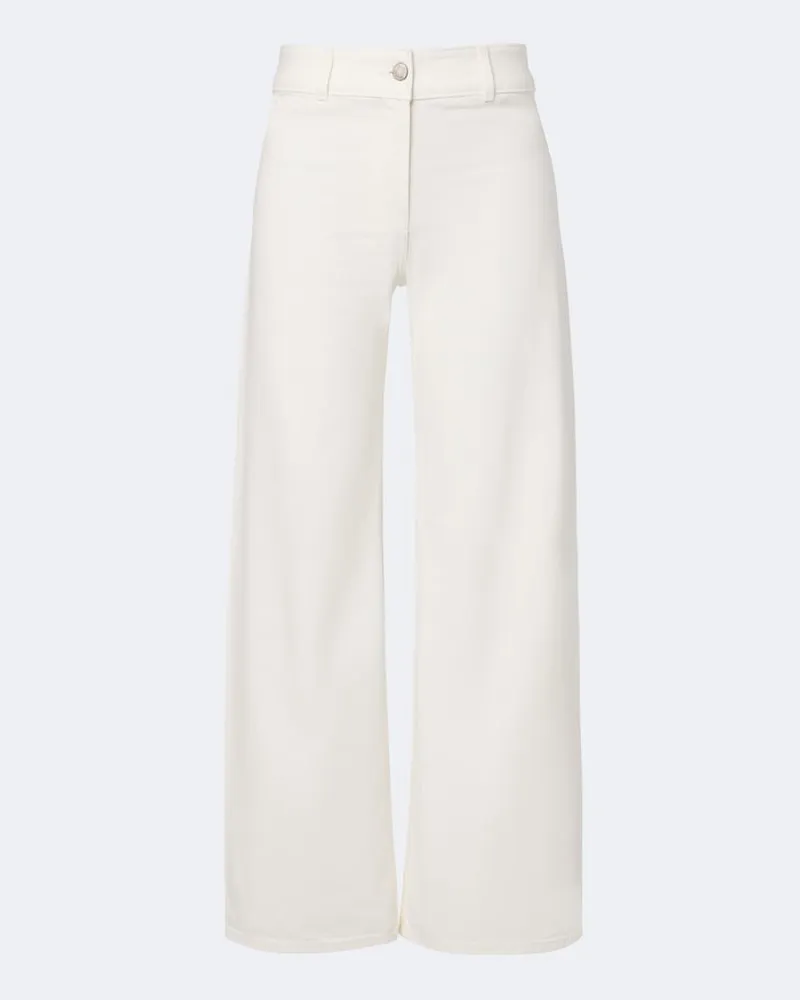Nili Lotan Jeans a gamba larga Megan Bianco
