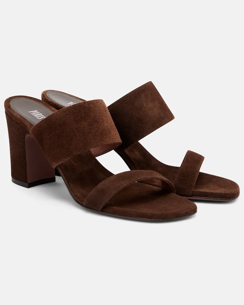 Paris Texas Mules Ava in suede Marrone