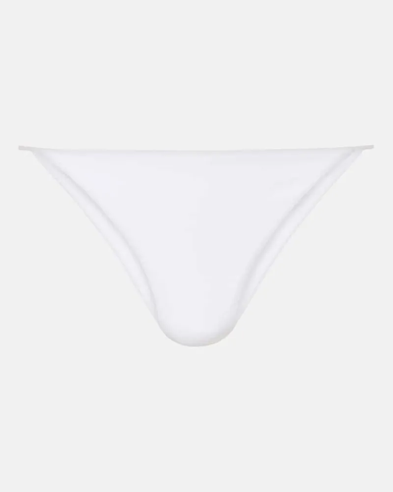 JADE SWIM Slip bikini Bare Minimum Bianco