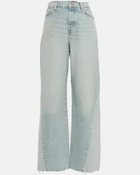 7 for all mankind Jeans Zoey a gamba larga e vita alta Blu