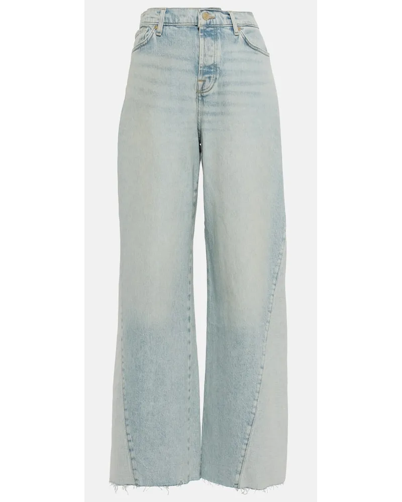 7 for all mankind Jeans Zoey a gamba larga e vita alta Blu