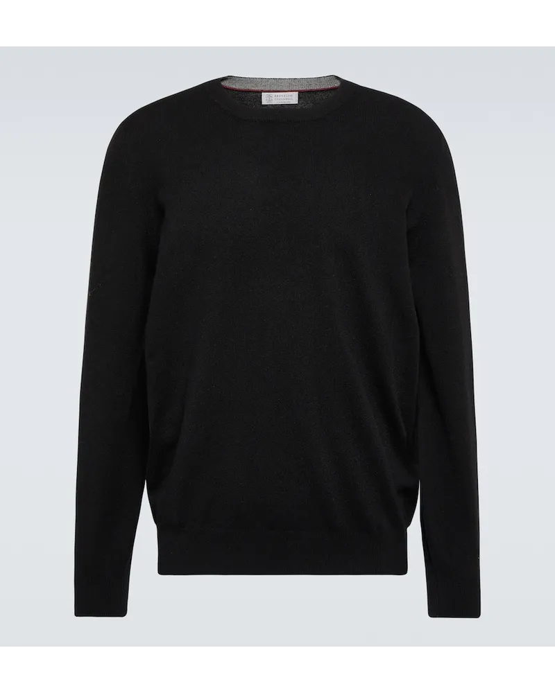 Brunello Cucinelli Pullover in cashmere Nero