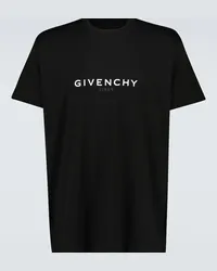 Givenchy T-shirt oversize in cotone con logo Nero