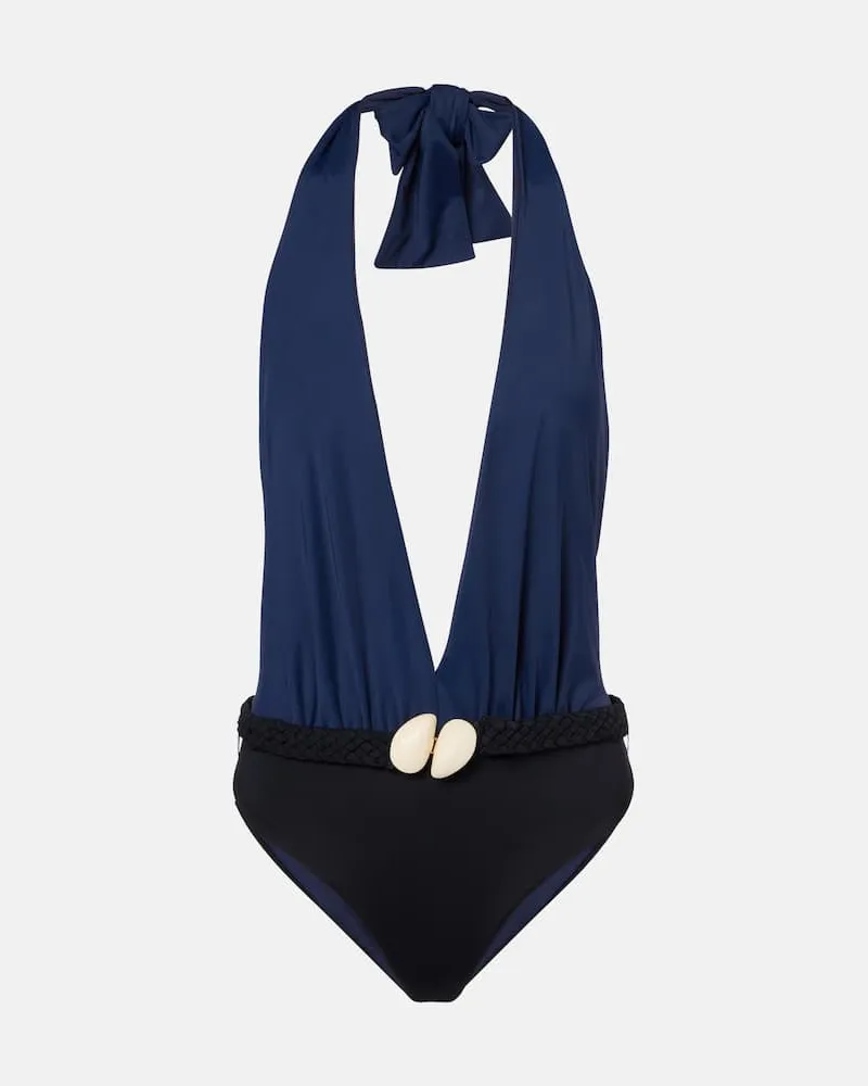 Johanna Ortiz Costume intero Seashell Hunting Blu