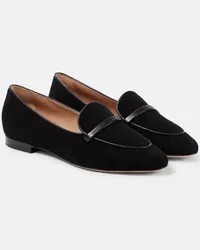 Malone Souliers Mocassini Bruni in suede e pelle Nero