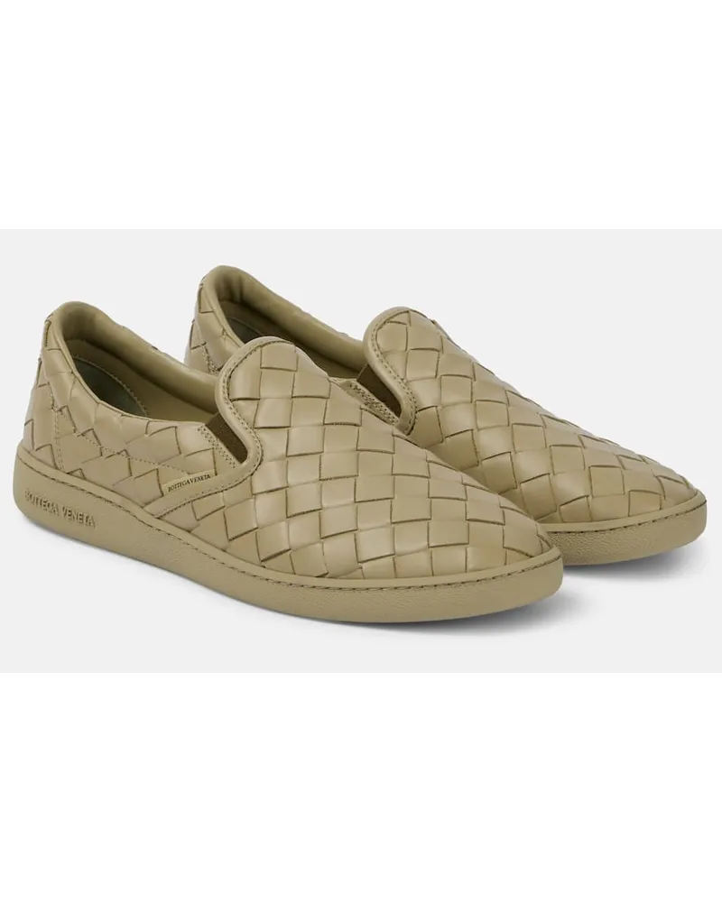 Bottega Veneta Slip-on Sawyer in pelle Beige