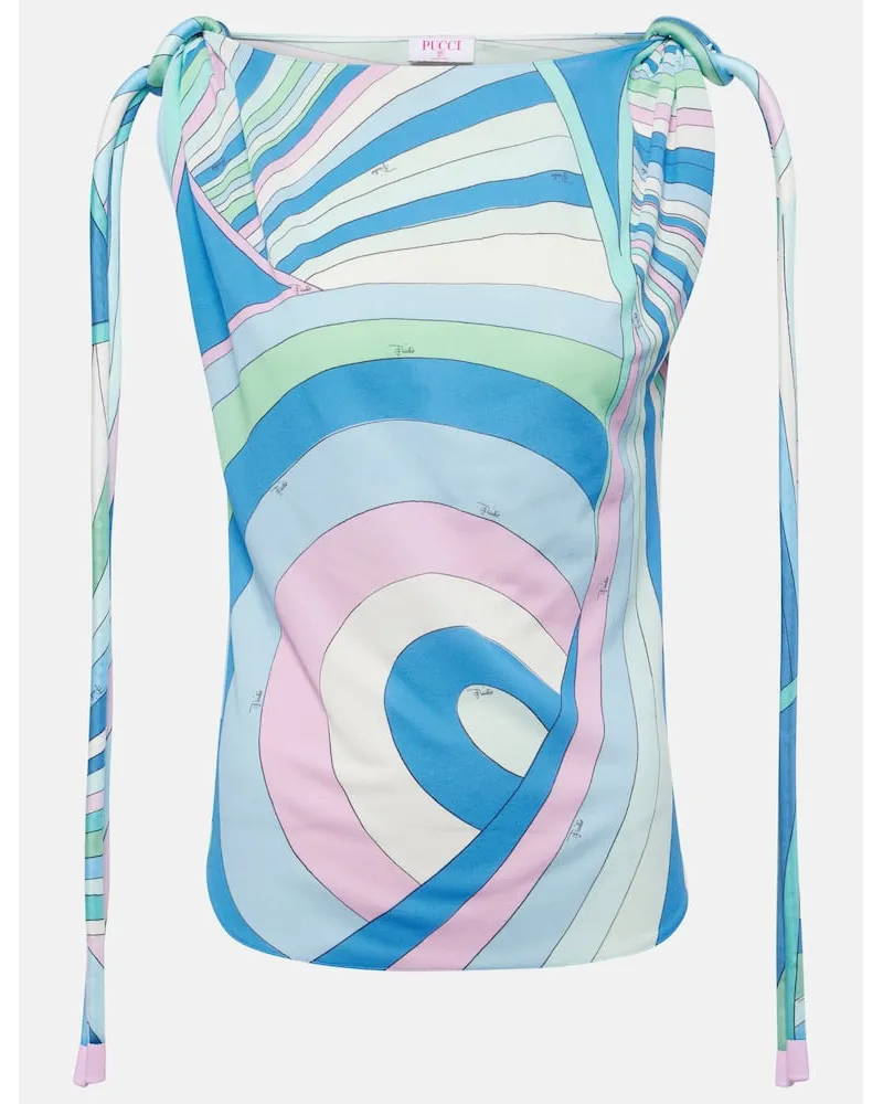 Emilio Pucci Top Iride Multicolore