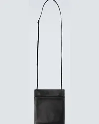 The Row Borsa a tracolla Pocket in pelle Nero