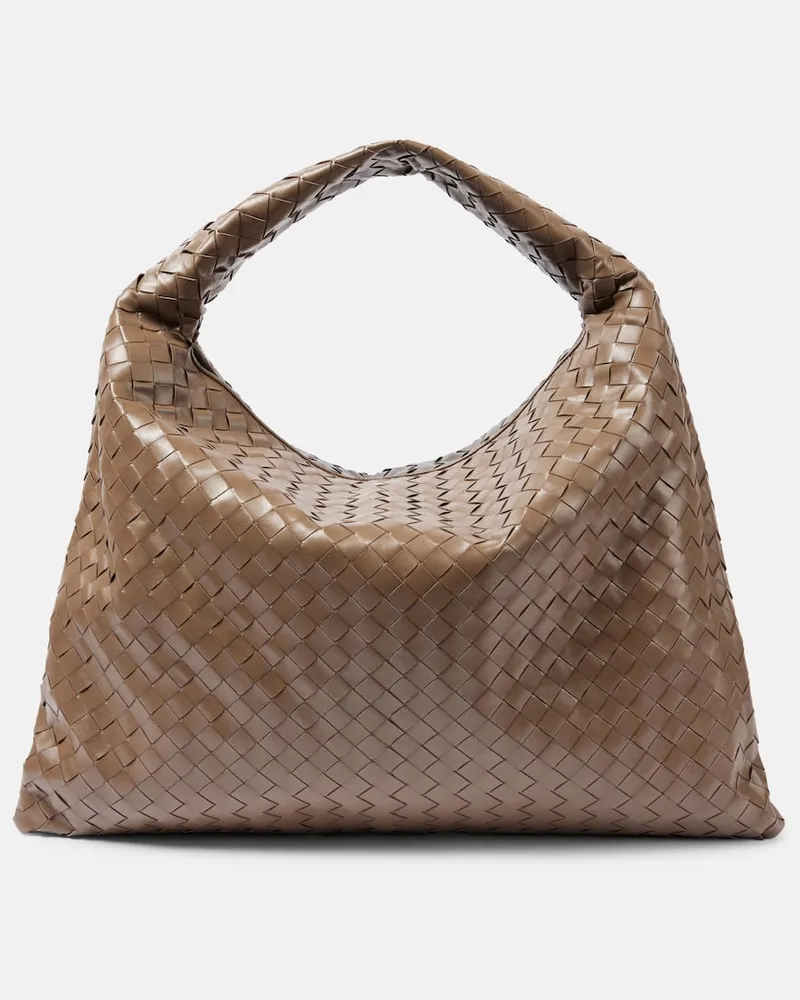 Bottega Veneta Borsa a spalla Hop Large in pelle Marrone