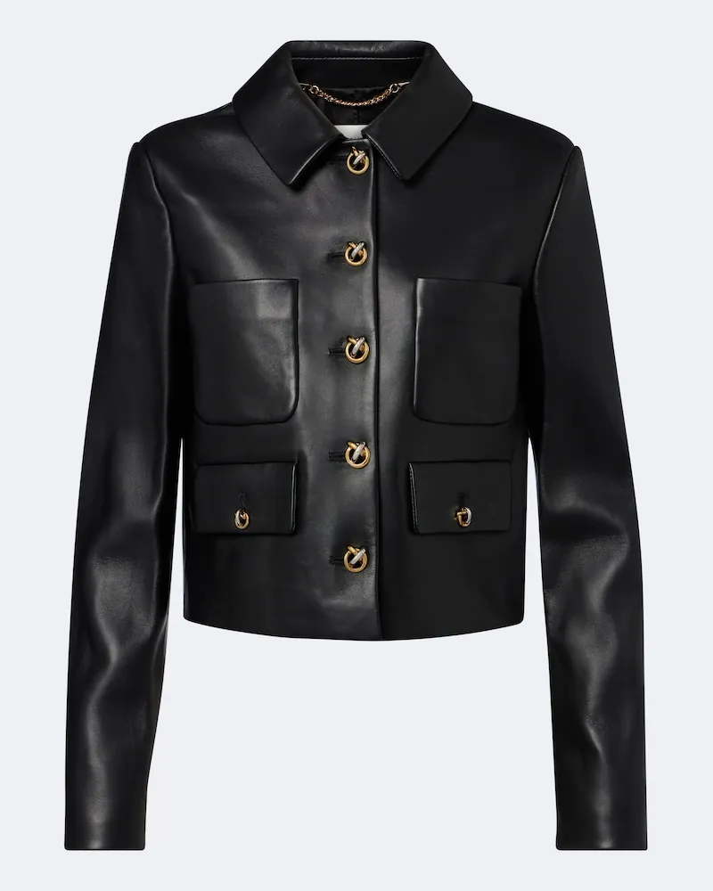 Altuzarra Giacca in pelle Astley Nero