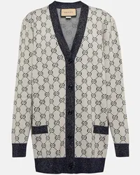 Gucci Cardigan in misto cotone GG Multicolore