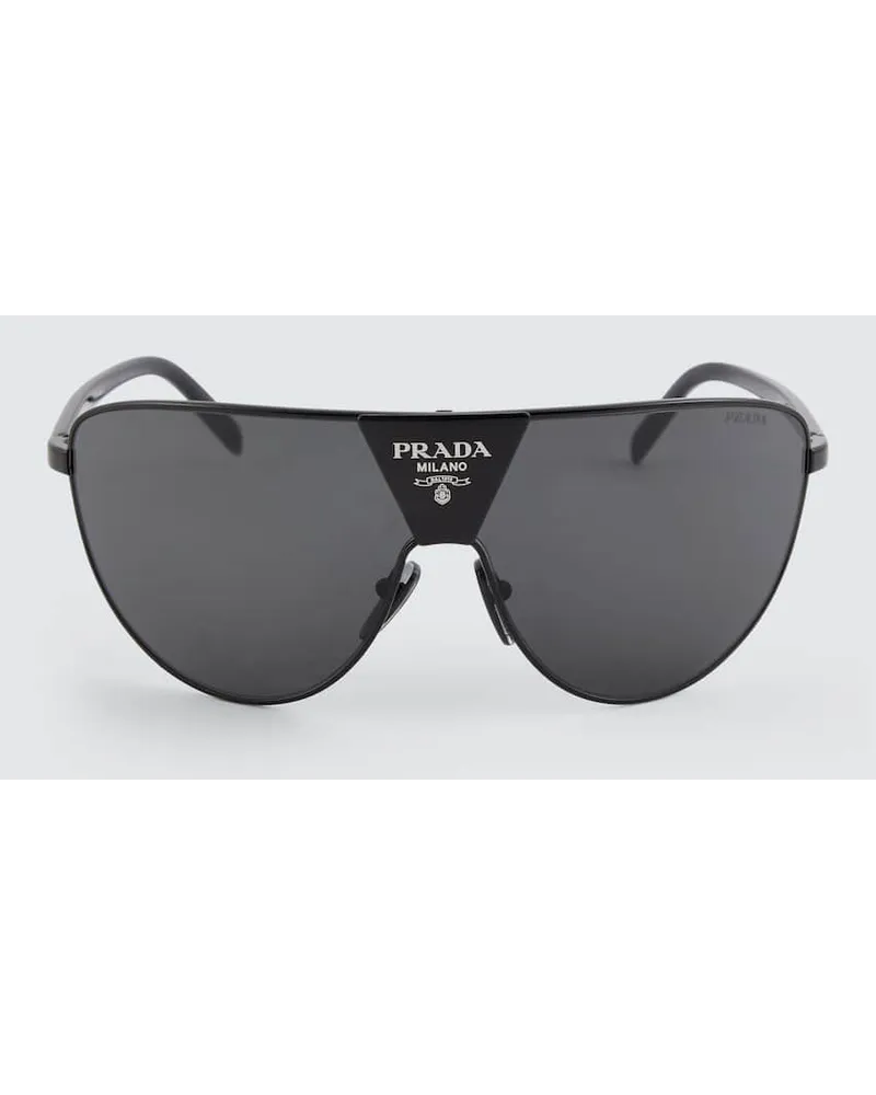 Prada Occhiali da sole aviator Metallizzato