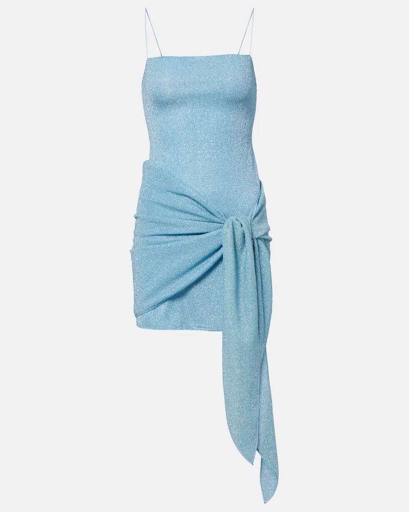 Oséree OsÃ©ree Abito corto LumiÃ¨re con lamÃ Blu