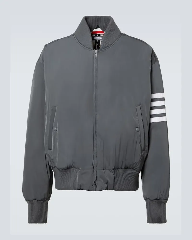 Thom Browne Bomber 4-Bar Grigio