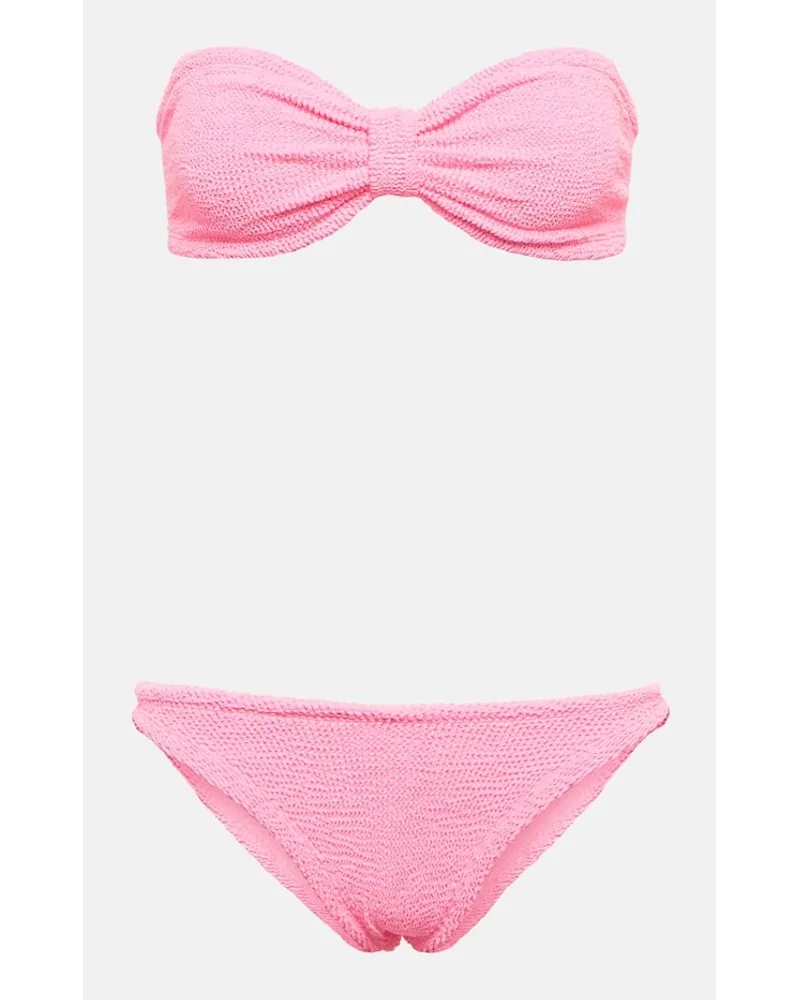 Hunza G Bikini a fascia Jean Rosa