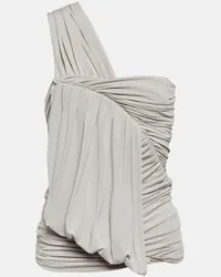 Rick Owens Top con ruches e spalle SD Neutro