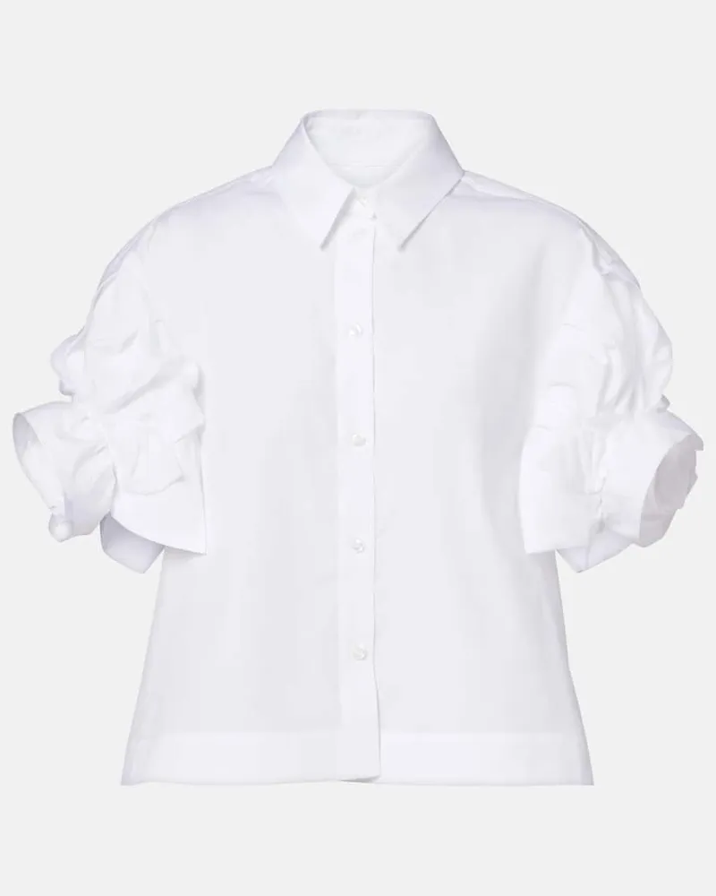Simone Rocha Camicia in cotone Bianco