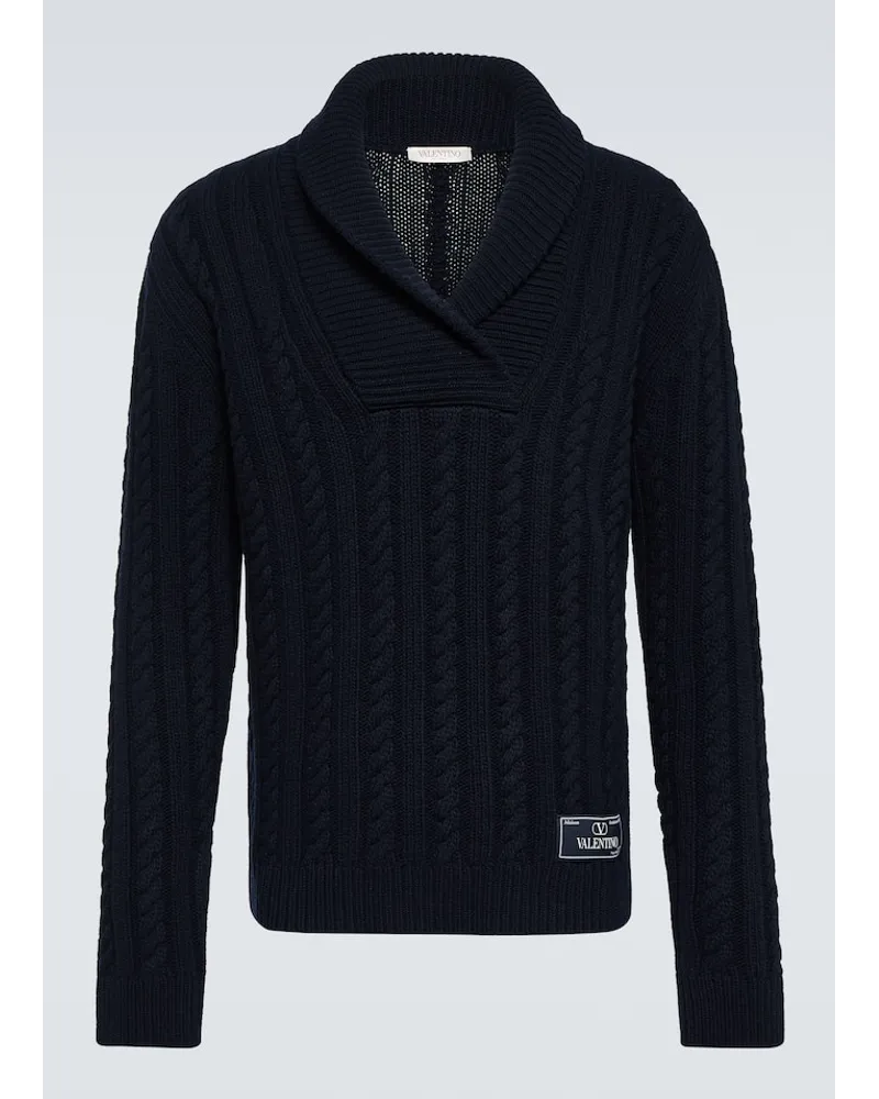 Valentino Garavani Pullover Lana in lana Blu