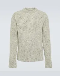 Jil Sander Pullover in alpaca e seta Beige