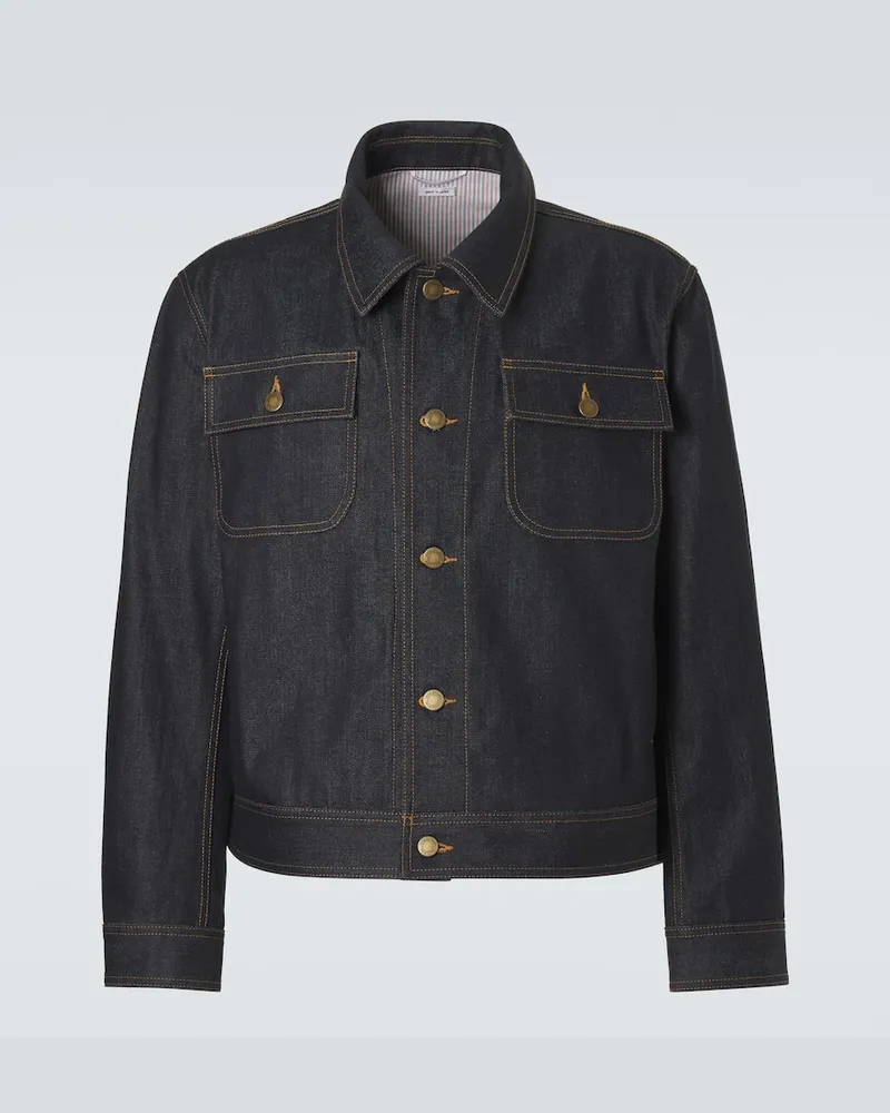 Thom Browne Giacca di jeans Blu