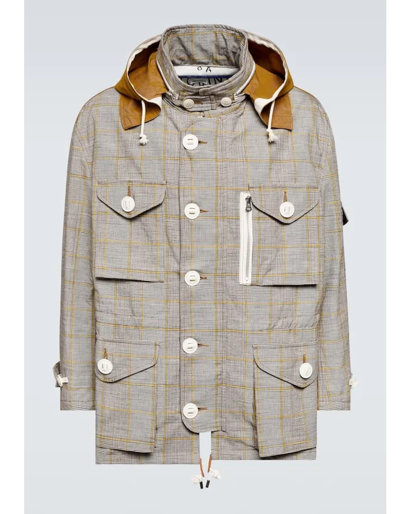 Junya Watanabe Giacca in cotone Grigio