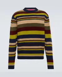 The Elder Statesman Pullover in cashmere a righe Multicolore