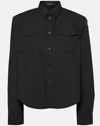 WARDROBE.NYC Camicia in cotone Nero