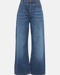 Chloé Chloé Jeans a gamba larga a vita alta Blu