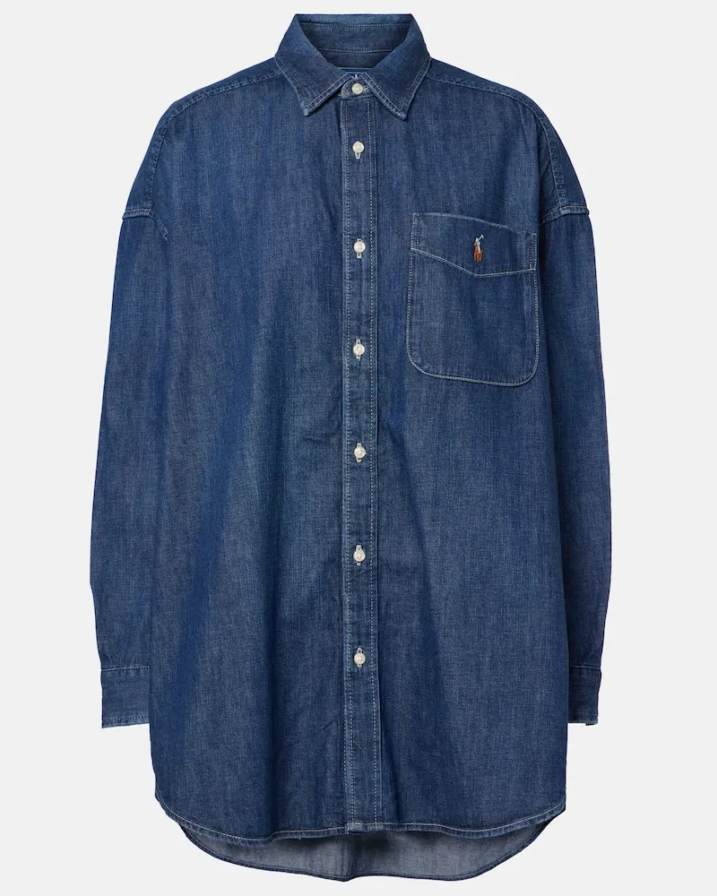 Ralph Lauren Camicia di jeans oversize Blu