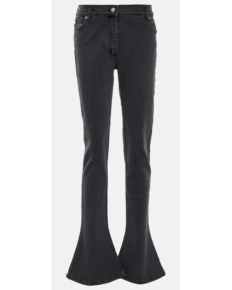 Magda Butrym Jeans slim flared Grigio