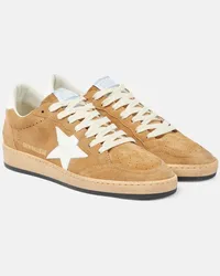 Golden Goose Sneakers Ball Star in suede Beige