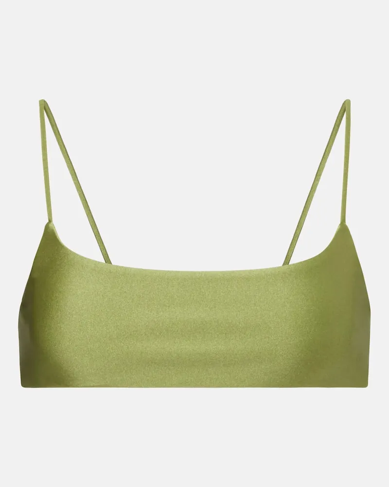 JADE SWIM Top bikini Muse Scoop Verde