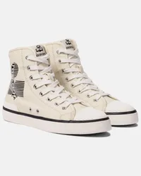 Isabel Marant Sneakers Benkeen in canvas Bianco