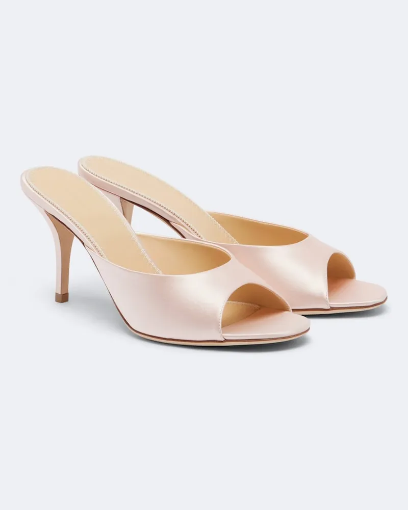 Magda Butrym Mules in raso Rosa