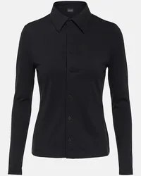 Balenciaga Camicia in jersey Nero