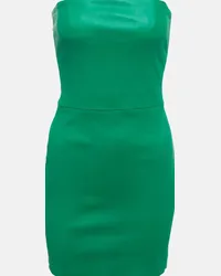 Stouls Miniabito bustier Amina in pelle Verde