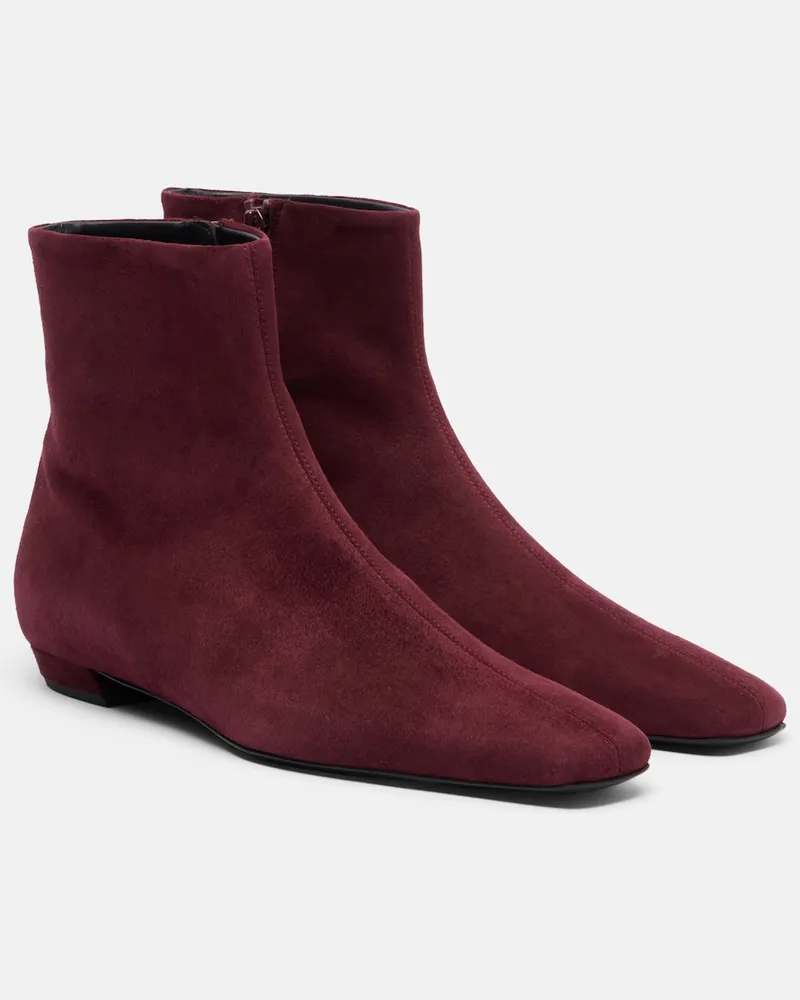 Proenza Schouler Stivaletti in suede Borgogna