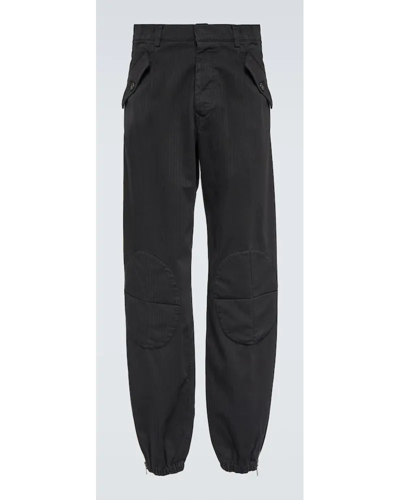 Winnie NYC Pantaloni in cotone Nero