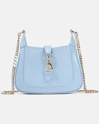 Gucci Borsa a spalla Gucci Jackie Notte Mini in vernice Blu