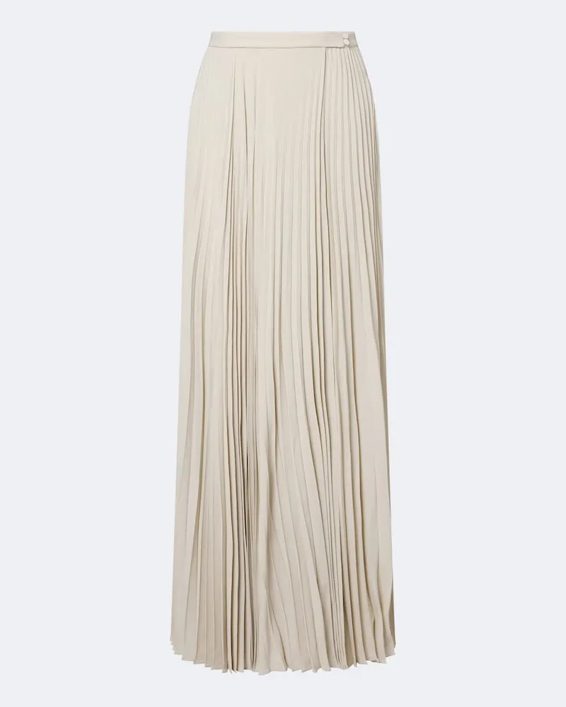 Tom Ford Gonna lunga plissé Bianco
