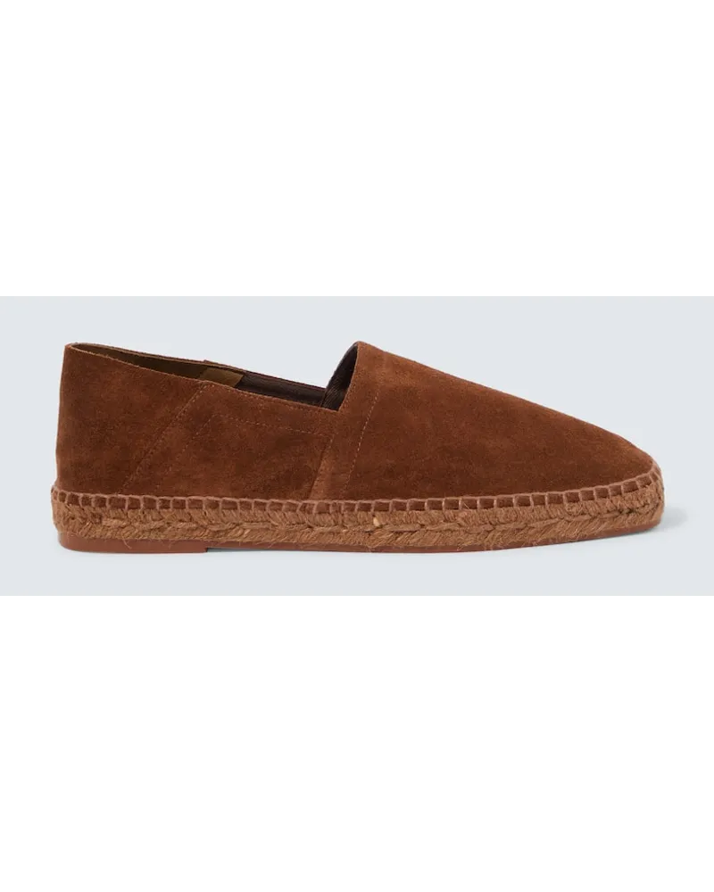 Tom Ford Espadrillas Barnes in suede Marrone