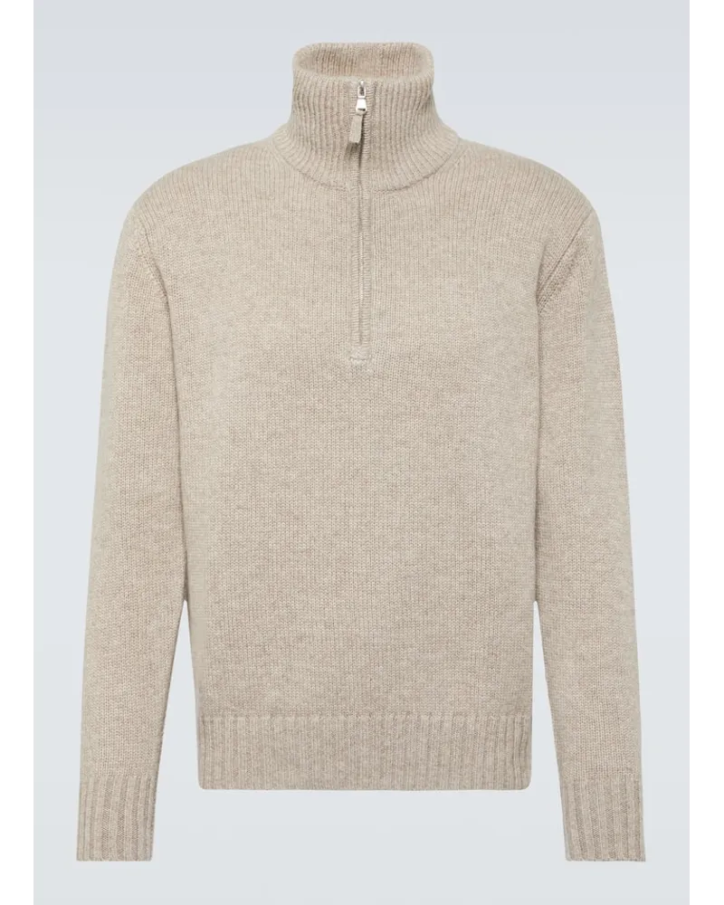 ALLUDE Pullover in cashmere Neutro