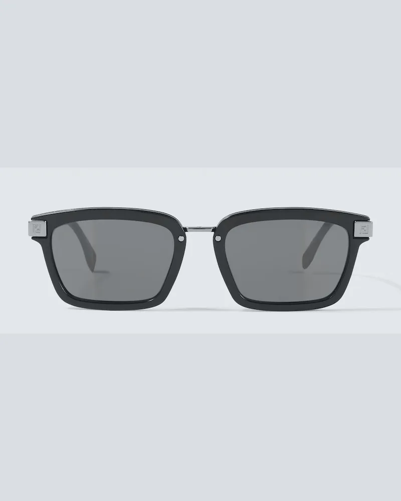 Fendi Occhiali da sole rettangolari Fendi Sky Nero