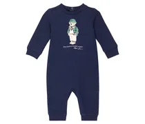 Baby - Jumpsuit Polo Bear in misto cotone