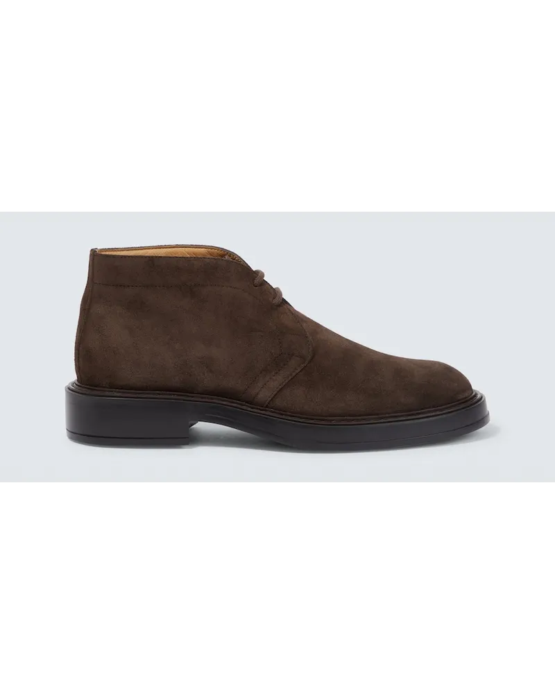 TOD'S Stivaletti Extralight in suede Marrone